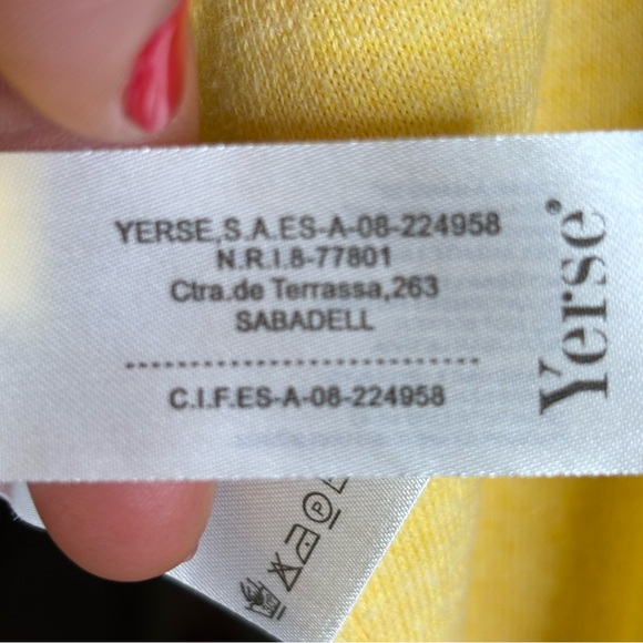 Yerse Long Sleeve Lightweight Round Neck 100% cotton Sunset Sweater Large - Picture 8 of 9